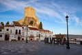 Castle of Olvera at sunset, Spain