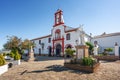 Los Remedios Sanctuary and Padre Cerezo Statue - Olvera, Andalusia, Spain Royalty Free Stock Photo