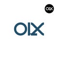 OLX Logo Letter Monogram Design Royalty Free Stock Photo