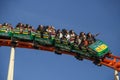 Olympia Looping Roller coaster ride at Oktoberfest in Munich, Ge