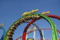 Olympia Looping Roller coaster ride at Oktoberfest in Munich, Ge