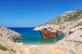 Olympia shipwreck of Amorgos, Greece Royalty Free Stock Photo