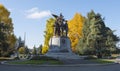 Winged Victory Monument in Olympia, WA Royalty Free Stock Photo