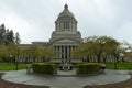 The Territorial Sundial on the west campus of the State Capitol in Olympia, Washington, USA Royalty Free Stock Photo