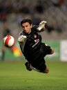 Olympiacos Goalkeeper Tomislav Butina Royalty Free Stock Photo