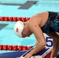 Olympian and Record Holder swimmer Jeanette OTTESEN DEN Royalty Free Stock Photo