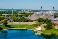 Olympiapark in Munich, Germany, is an Olympic Park which was constructed for the 1972 Summer Olympics...IMAGE