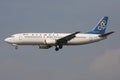 Olympic Airlines Boeing 737 Royalty Free Stock Photo