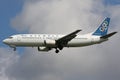 Olympic Airlines Boeing 737 Royalty Free Stock Photo