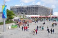 Olympic Aquatics Stadium Royalty Free Stock Photo