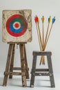 Olympic Archery Range in Focus Royalty Free Stock Photo