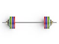 Olympic barbells front