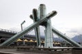Olympic Cauldron, Vancouver, British Columbia Royalty Free Stock Photo