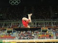 Olympic champion Aly Raisman of United States competes on the balance beam at women`s all-around gymnastics at Rio 2016 Olympics