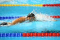 Olympic champion Gregorio Paltrinieri of Italy in action during the men`s 1500 metre freestyle final of the Rio 2016 Olympics