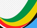 Olympic colored background. Abstract multicolored background. Vector graphics for design.