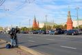 Olympic flame arrival to Moscow