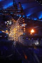 The Olympic flame burns in the Maracana Olympic stadium during the opening ceremony of Rio 2016 Summer Olympic Games Royalty Free Stock Photo