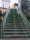 Olympic Footbridge in Causeway Bay, Hong Kong Royalty Free Stock Photo