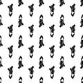 Olympic game fire pattern seamless vector