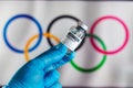 Olympic games. Concept. immunity for Vaccination