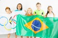 Olympic Games. Rio de Janeiro 2016 Brazil. Royalty Free Stock Photo