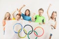 Olympic Games. Rio de Janeiro 2016 Brazil. Royalty Free Stock Photo