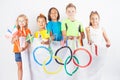 Olympic Games. Rio de Janeiro 2016 Brazil. Royalty Free Stock Photo