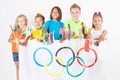 Olympic Games. Rio de Janeiro 2016 Brazil. Royalty Free Stock Photo