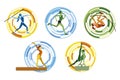 Olympic Games Sports Disciplines Royalty Free Stock Photo