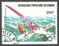 Olympic Games, Windsurfing Royalty Free Stock Photo