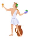 Olympic god of wine Dionysus