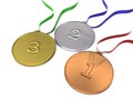 Olympic medals Royalty Free Stock Photo