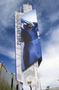 Olympic mural in Salt Lake City, UT during 2002 Winter Olympics