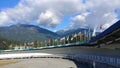 Whistler Olympic Bobsled Run Royalty Free Stock Photo
