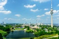 Olympic Park in Munich Royalty Free Stock Photo