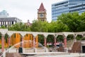 Olympic Plaza in Downtown Calgary