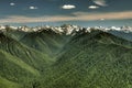 Olympic range and valleys Royalty Free Stock Photo