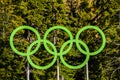 Olympic sign at the Cypress Mt. ski area. October 28th 2017