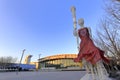 Olympic sport statues out of china national stadium, adobe rgb