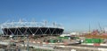 Olympic Stadium and Anish Kapoor's |Orbit Tower Royalty Free Stock Photo