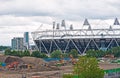 Olympic Stadium construction. Royalty Free Stock Photo