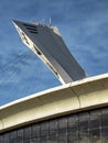 The Olympic Stadium mast