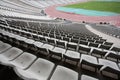 Olympic stadium of Montjuic (Barcelona) empty