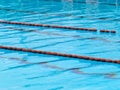 Olympic swimming pool with corks Swimming Lane Marker