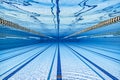 Olympic Swimming Pool Under Water Background