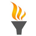 Olympic Torch Royalty Free Stock Photo