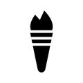 Olympic Torch Icon Vector Symbol Design Illustration Royalty Free Stock Photo