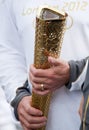 Olympic Torch London 2012 Royalty Free Stock Photo