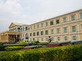 The facade yellow building of Ministry of Defence is a cabinet-level government department of the Kingdom of Thailand.